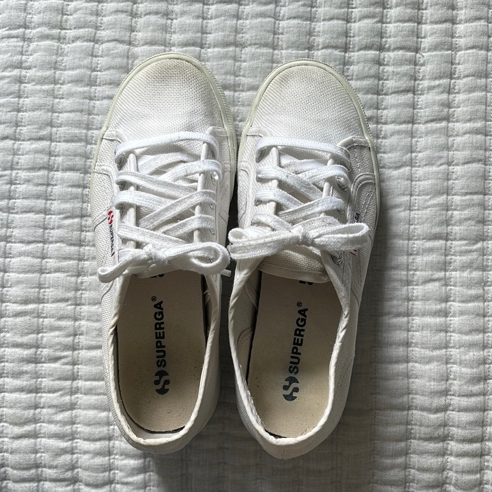 Superga 2790 Platform Sneaker, white